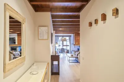 Una cocina o zona de cocina en Luderna - Apartamento Val de Ruda A5 Orla