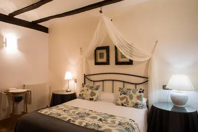 Cama o camas de una habitación en Casa de la Cadena