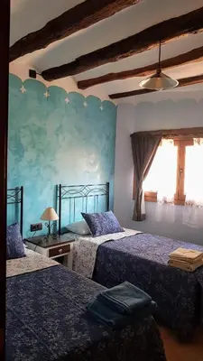 Cama o camas de una habitación en Casa Ton del Mingo