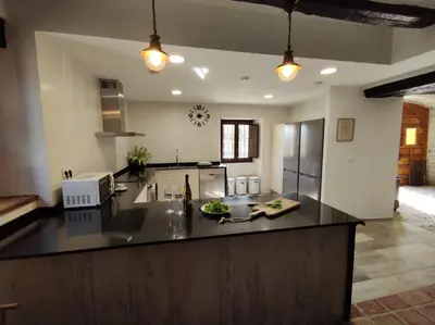 Una cocina o zona de cocina en Casa Larriz