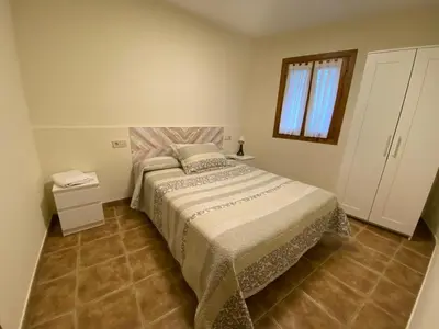 Cama o camas de una habitación en CASA SUERTES-FISCAL
