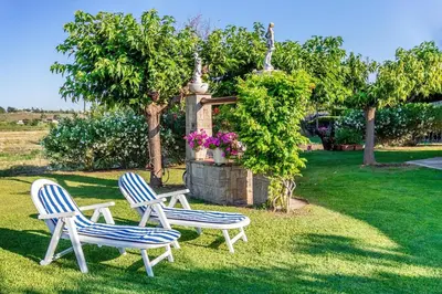 Jardín al aire libre en Cal Soi