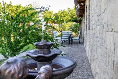 Jardín al aire libre en Cal Soi