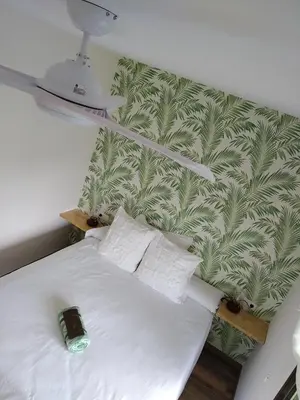 Cama o camas de una habitación en Mirador de Alcañiz