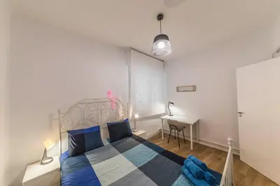 Cama o camas de una habitación en Apartamento Turístico IRATI