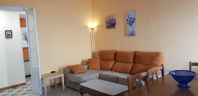 Zona de estar de Piso romantico y espacioso