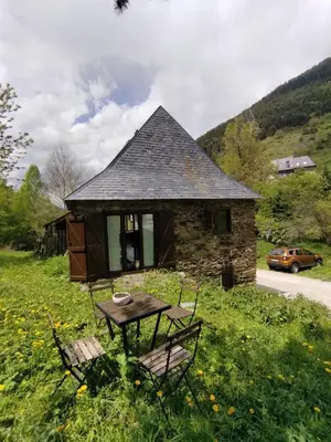 Paisaje cerca de este chalet de montaña