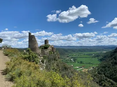 Paisaje cerca de este camping