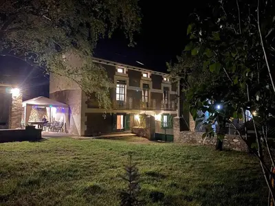 Jardín al aire libre en Villa Rosalía