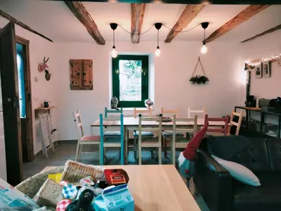 Zona de estar de Villa Rosalía