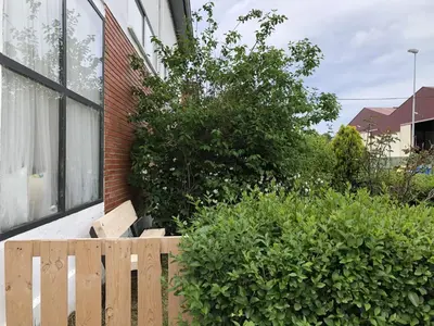 Jardín al aire libre en Selbaondoa, Casa con Patio en el Prepirineo Navarro