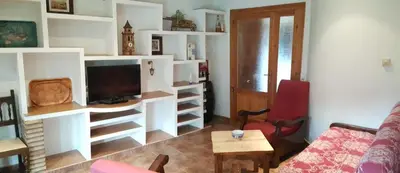 Zona de estar de Ático-Duplex Basa la Mora