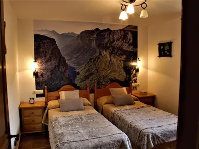 Cama o camas de una habitación en Casa Ortiz