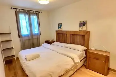 Cama o camas de una habitación en Casa El Paco - tucasaenlospirineos
