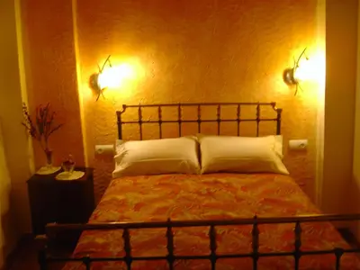 Cama o camas de una habitación en Casa Rural Casa Puntes