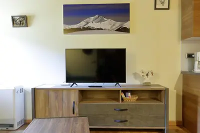 Una televisión o centro de entretenimiento en Aizkolarienea