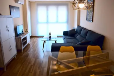 Zona de estar de Guest House Ainsa Pirineos