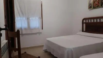 Cama o camas de una habitación en Casa Rural Nueva Araceli