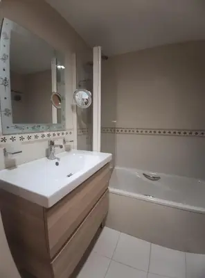 Un baño de Apartamento Vive Jaca