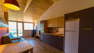 Una cocina o zona de cocina en Eco-Apartaments Cal Rossa de Taús