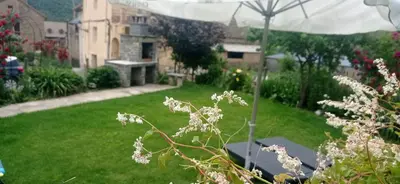 Jardín al aire libre en Borda Diego