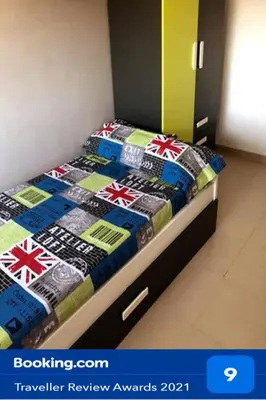 Cama o camas de una habitación en Apartament Comarques Catalanes