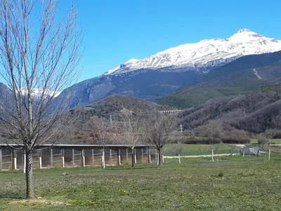Paisaje cerca de este albergue