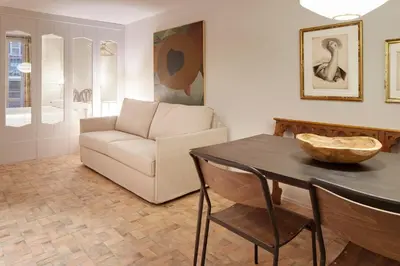 Zona de estar de Pamplonapartments Pozo Blanco