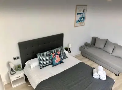 Zona de estar de Apartamento Vive Zaragoza II