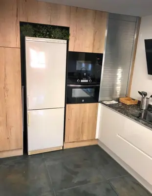 Una cocina o zona de cocina en Apartamento Vive Zaragoza II