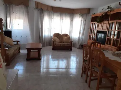 Una televisión o centro de entretenimiento en Casa URIN