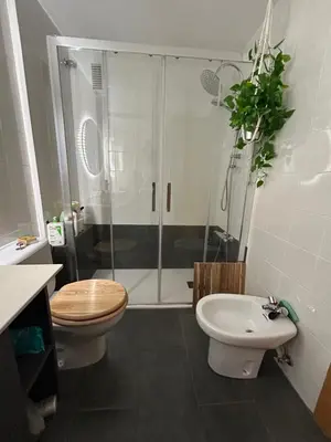 Un baño de Ático dúplex con vistas