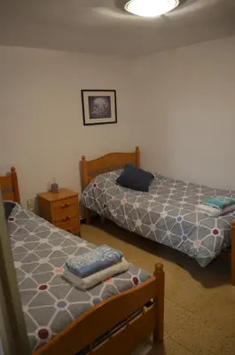Cama o camas de una habitación en Casa Corroncui