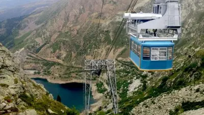 Paisaje cerca de este chalet de montaña