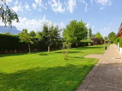 Jardín al aire libre en Apartamento Goxoa