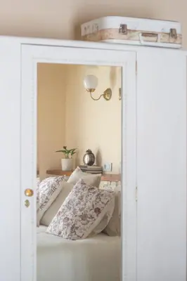 Cama o camas de una habitación en Casa Rural El Morral