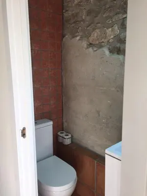 Un baño de Casa Montanyés