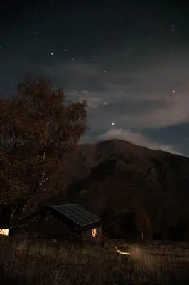 Paisaje cerca de este tented camp