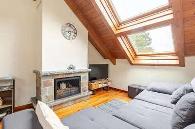 Zona de estar de Family Attic Esterri