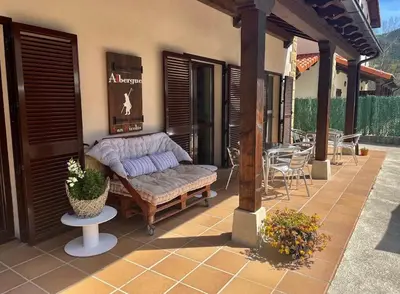 Un balcón o terraza de Albergue San Nicolás, Larrasoaña