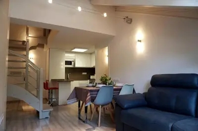 Una cocina o zona de cocina en Ático Pico Cerler