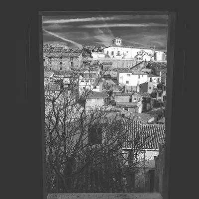 Vista general de Cervera del Río Alhama o vista desde el hotel