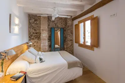 Cama o camas de una habitación en Casa Rural Boutique - Ca Bolo