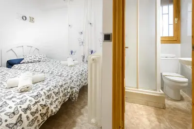 Un baño de Casa Campanilla Jaca
