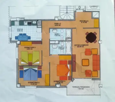 Plano de La Terraza de Zahara