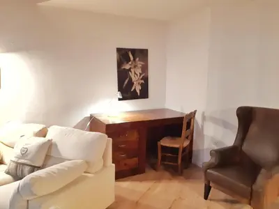 Zona de estar de Apartamento Benasque Vistas al Sarrio