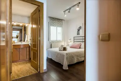Cama o camas de una habitación en Apartamento Ainsa