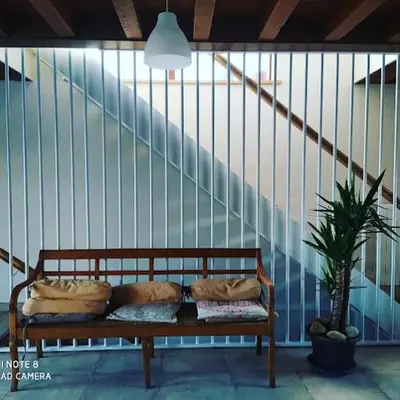 Zona de estar de Acogedora casa rural en el centro de Navarra