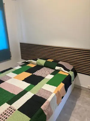 Cama o camas de una habitación en Hostal Vaticano