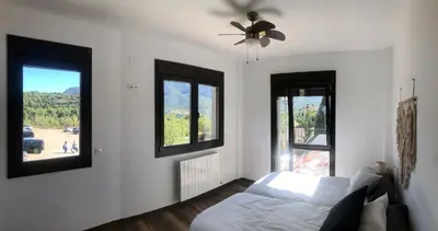 Cama o camas de una habitación en Chez Chloe
